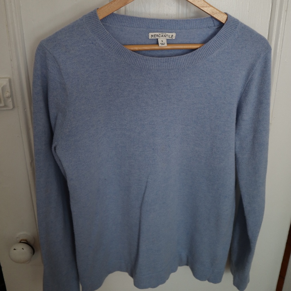 J Crew Mercantile Teddie Sweater | L Blue | S